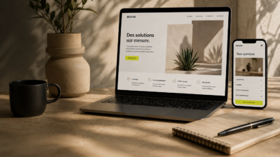 Site One Page ou site vitrine pour une entreprise – Simon & Co Studio